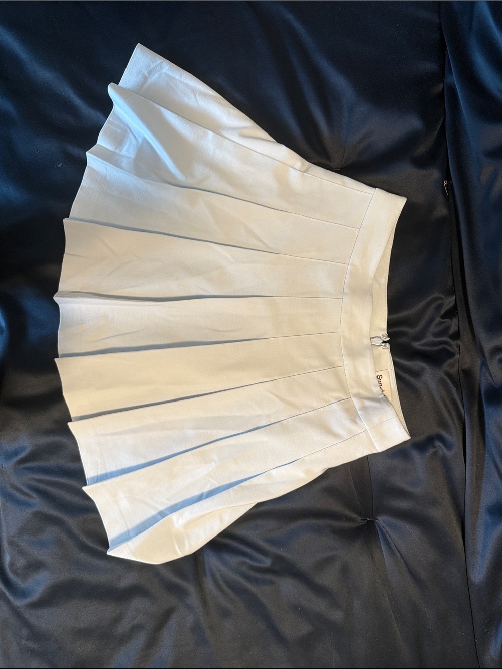 Aritzia Sunday Best Cream Pleated Circle Skirt